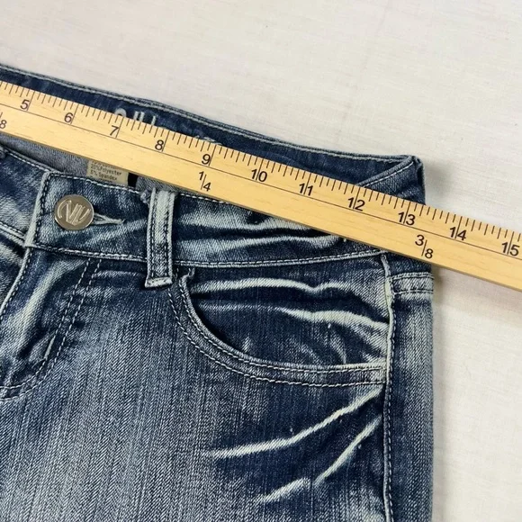NV Jeans Womens Juniors Size 3 Light Blue Straight Leg low rise Casual Jeans